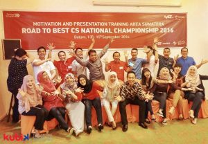 Motivation and Presentation Training Telkomsel Area Sumatera
