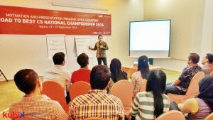 Motivation and Presentation Training Telkomsel Area Sumatera