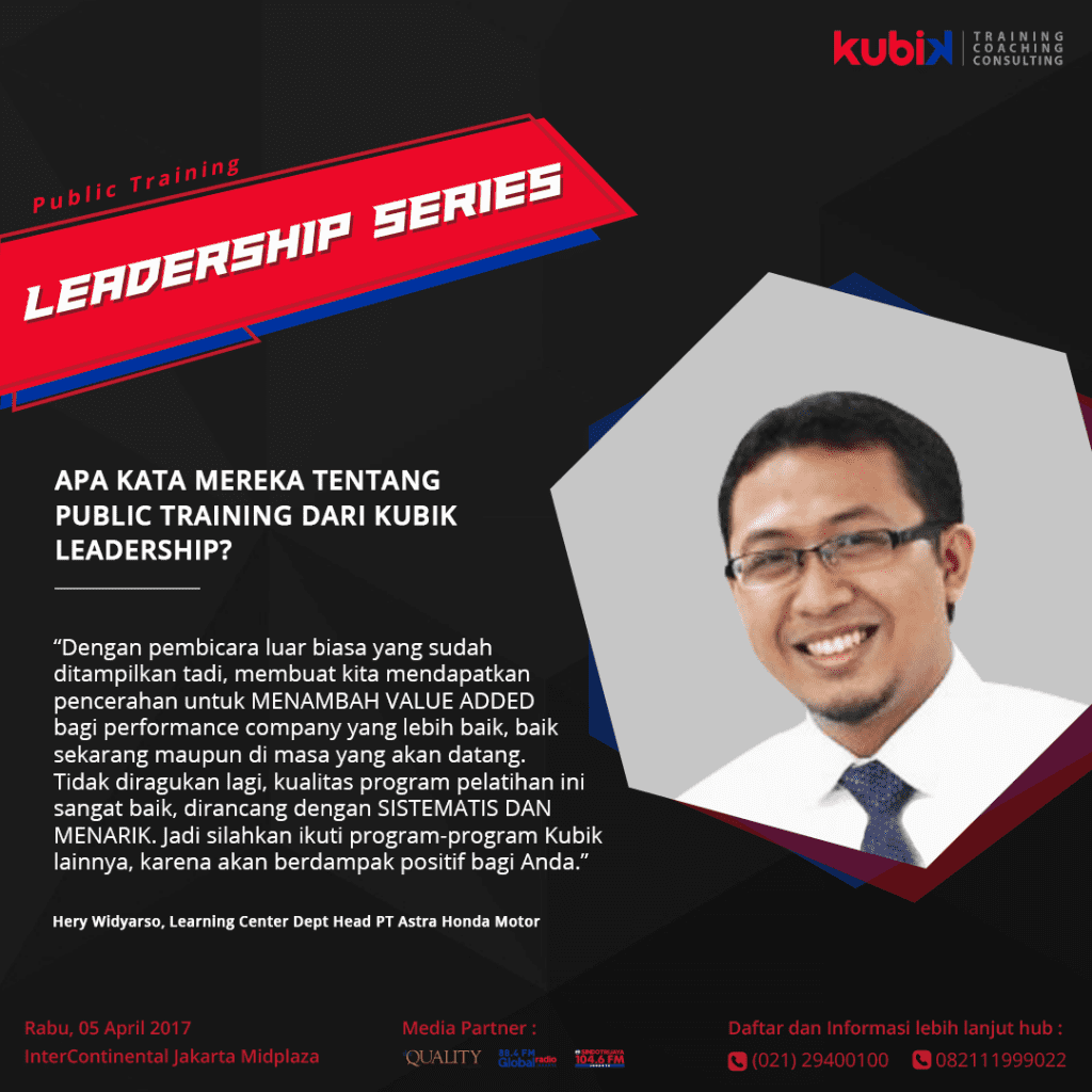 Testimoni public training Kubik Leadership 2