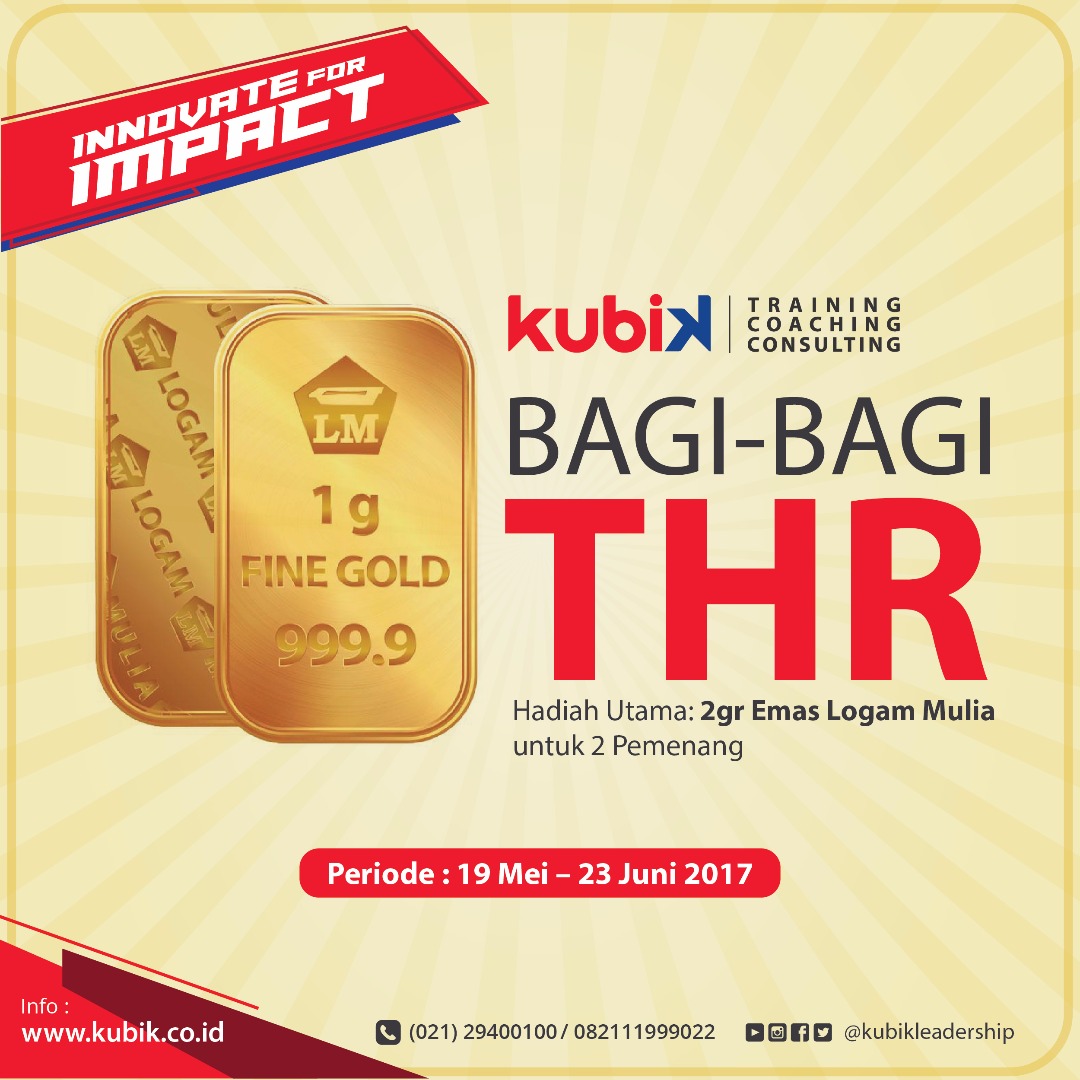 Kubik Leadership Bagi-Bagi THR 1 Kubik Bagi-Bagi THR